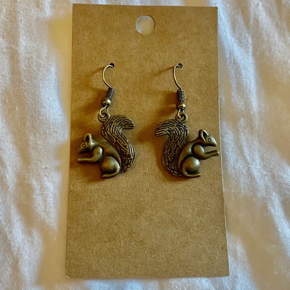 squirrel earrings